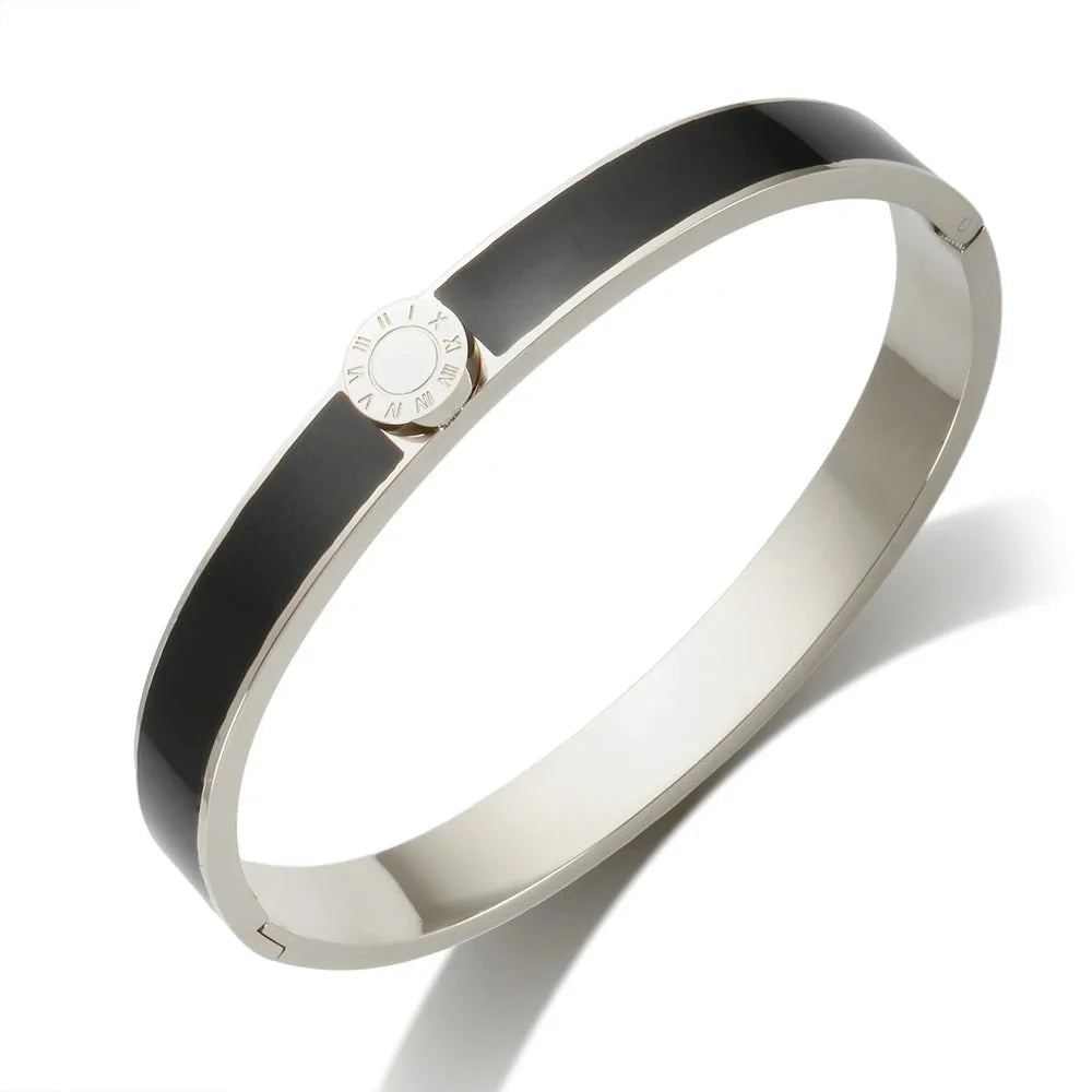 BowLift | Classy Roman Numeral Bangle Bracelet and Rings