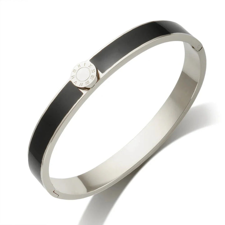 BowLift | Classy Roman Numeral Bangle Bracelet and Rings