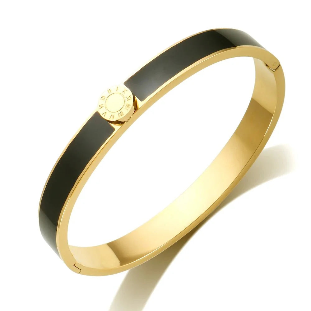 BowLift | Classy Roman Numeral Bangle Bracelet and Rings