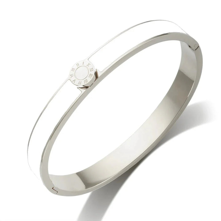 BowLift | Classy Roman Numeral Bangle Bracelet and Rings