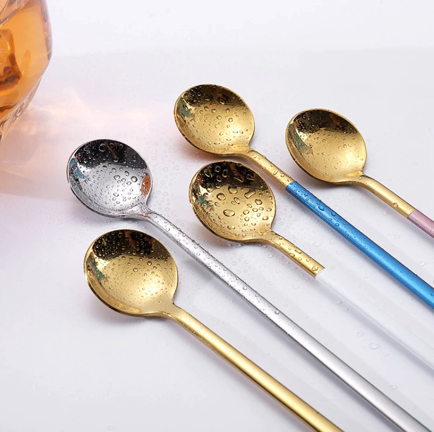 BowLift | Trendy Espresso & Dessert Spoon Set with 4 Pieces