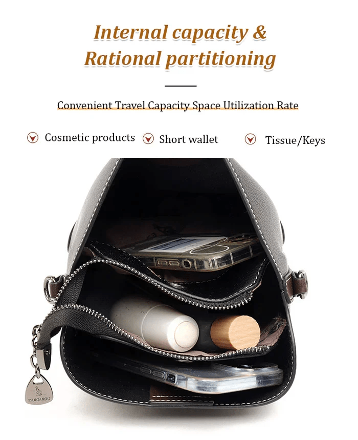 BowLift | AllureLuxe | Elegant Leather Shoulder Bag Stylish Design
