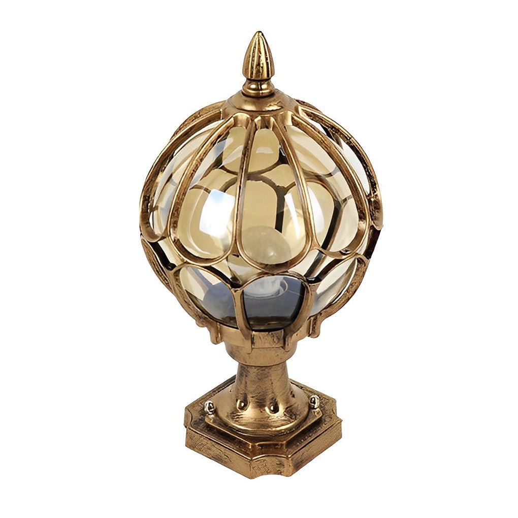 BowLift | Classic Garden Lamp on Pole with Glass Shade