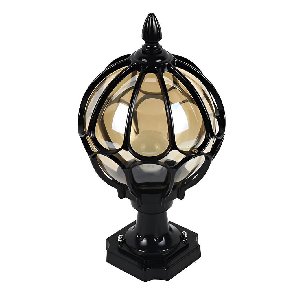 BowLift | Classic Garden Lamp on Pole with Glass Shade