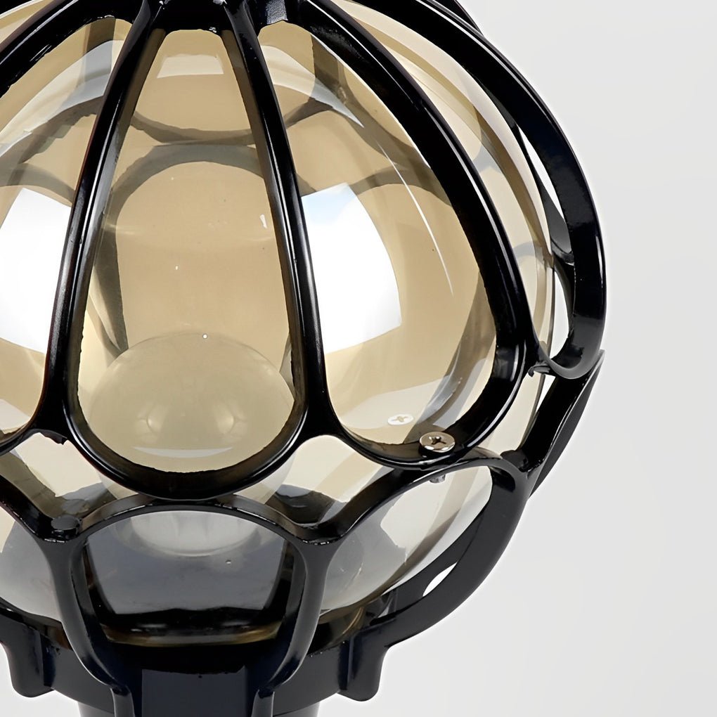 BowLift | Classic Garden Lamp on Pole with Glass Shade