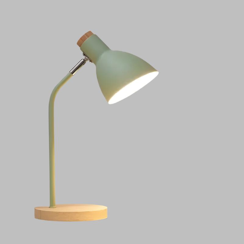 Wood Table Lamp – Creative Scandinavian Desk Light made of Wood and Metal | Bowlift