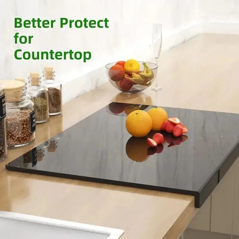 BowLift | CLEARSLICE – Premium Acrylic Cutting Board with Lip