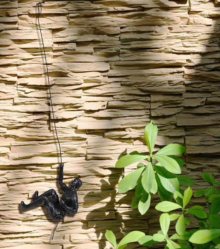 BowLift | Wall sculpture ClimbArtis | Symbol of strength & growth | Handcrafted from resin & iron wire