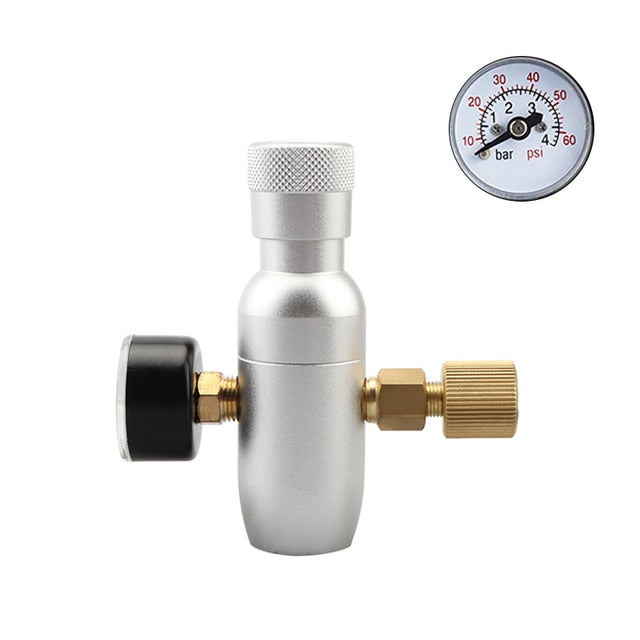 Co2 Charger Kit 0-60PSI Co2 Regulator Mini Keg Charger with Ball Lock | Bowlift