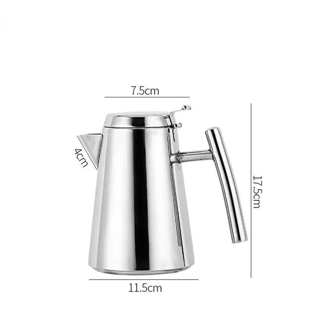 Cold Kettle Tea Set Long Mouth Soup Kettle Stainless Steel Teapot | Bowlift