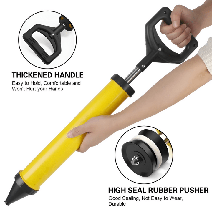 Sealant gun with 4 nozzles for silicone work | Bowlift