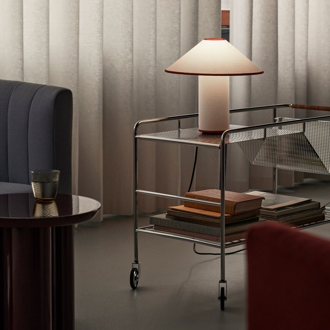 Table Lamp with Fabric Shade – Lunara | Bowlift