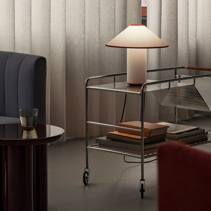 Table Lamp with Fabric Shade – Lunara | Bowlift