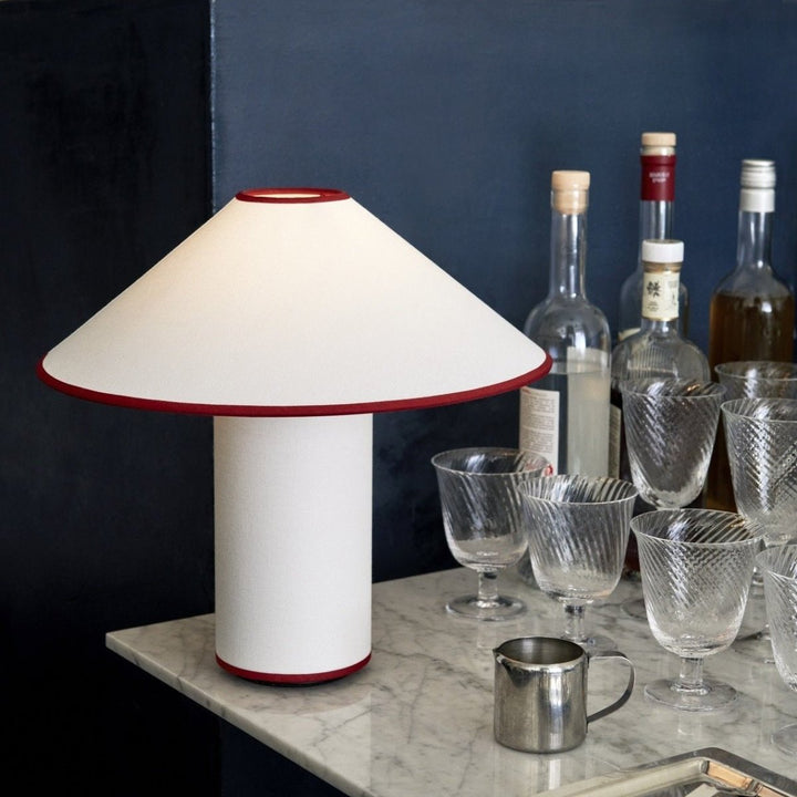 Table Lamp with Fabric Shade – Lunara | Bowlift