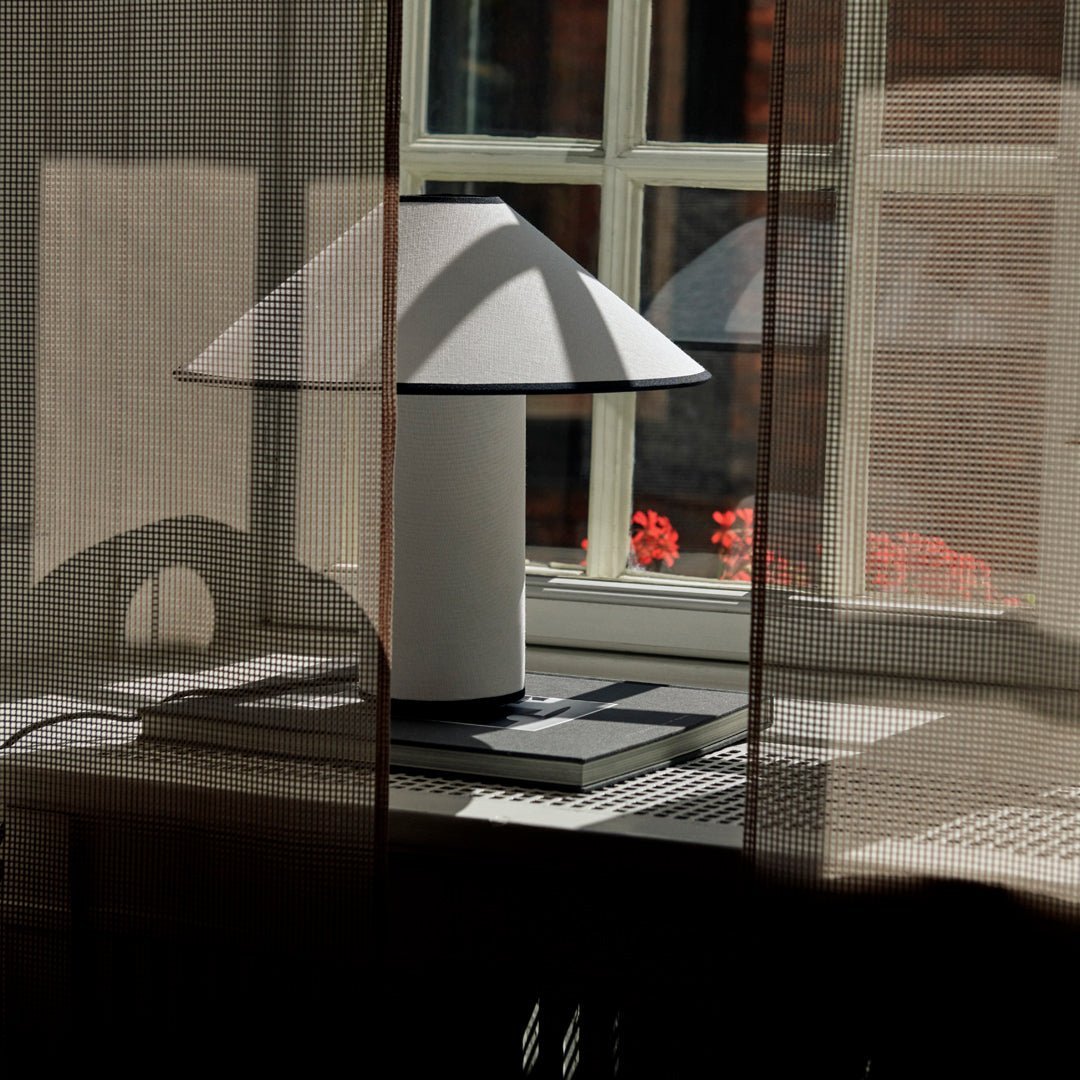 Table Lamp with Fabric Shade – Lunara | Bowlift