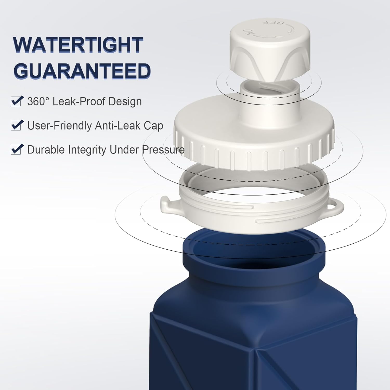 BowLift | Collapsible Silicone Bottle – 610ml, Leak-proof & Portable