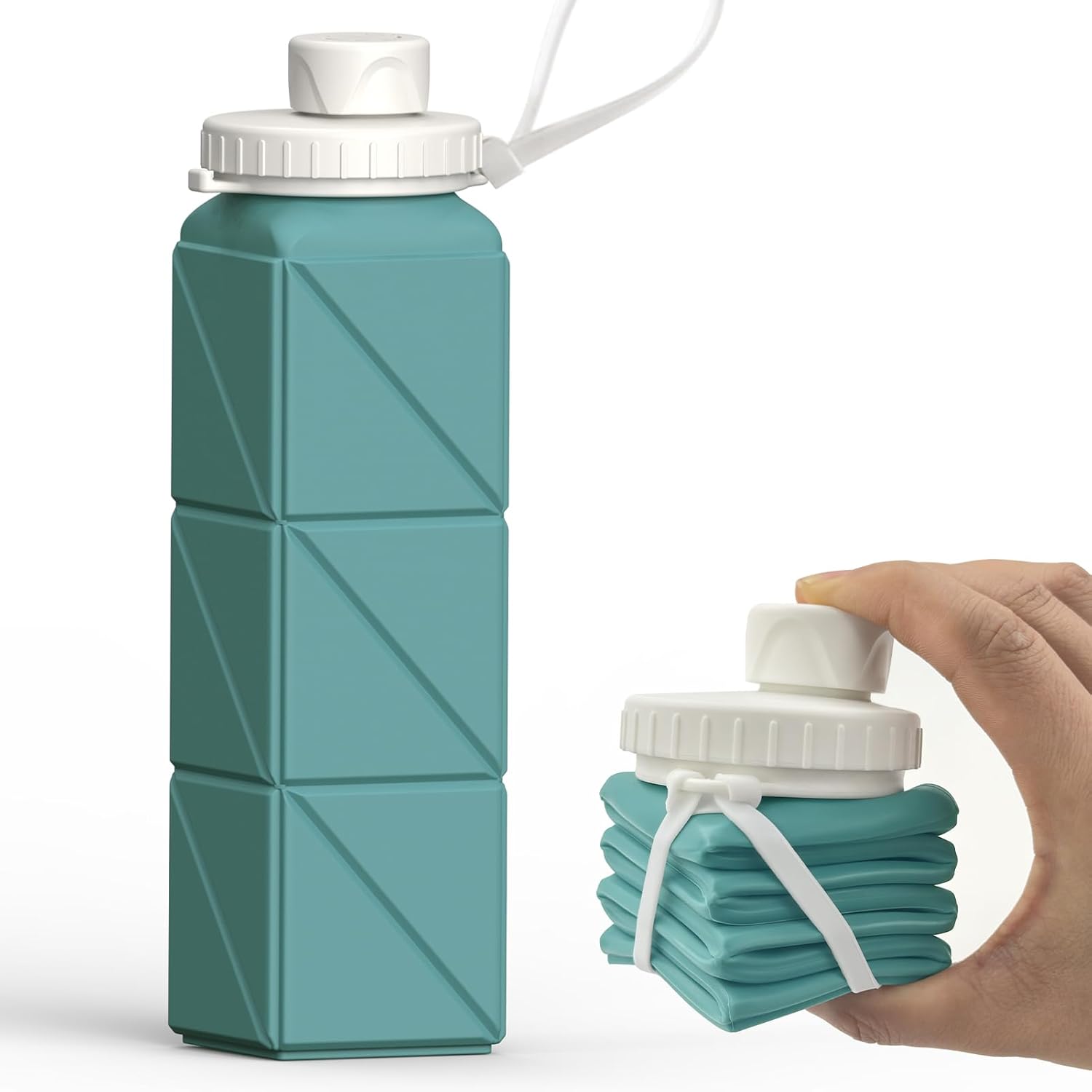BowLift | Collapsible Silicone Bottle – 610ml, Leak-proof & Portable