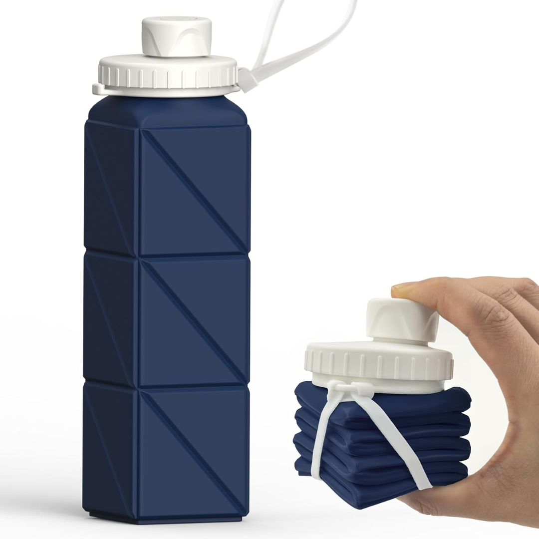 BowLift | Collapsible Silicone Bottle – 610ml, Leak-proof & Portable