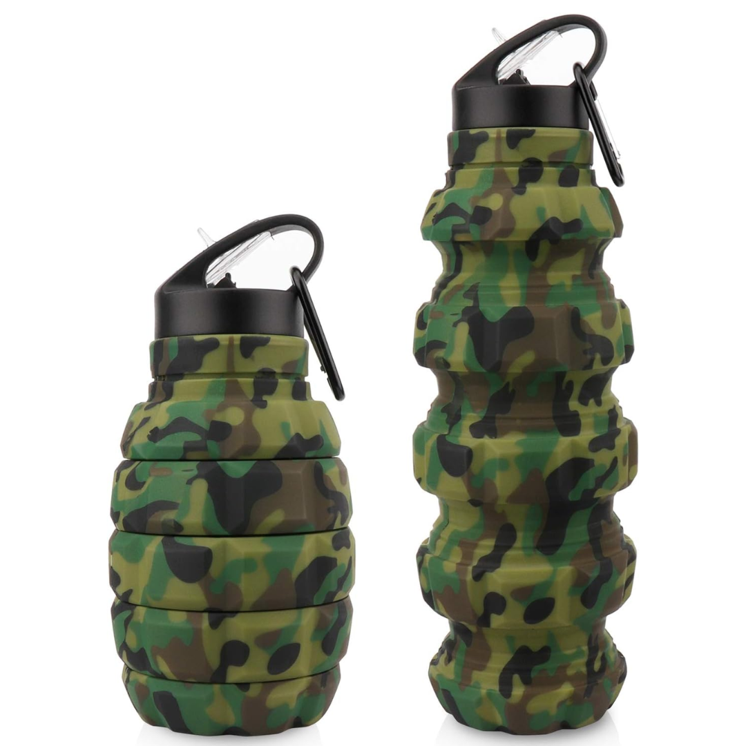 BowLift | Collapsible Travel Water Bottle - 575 ML Reusable Silicone