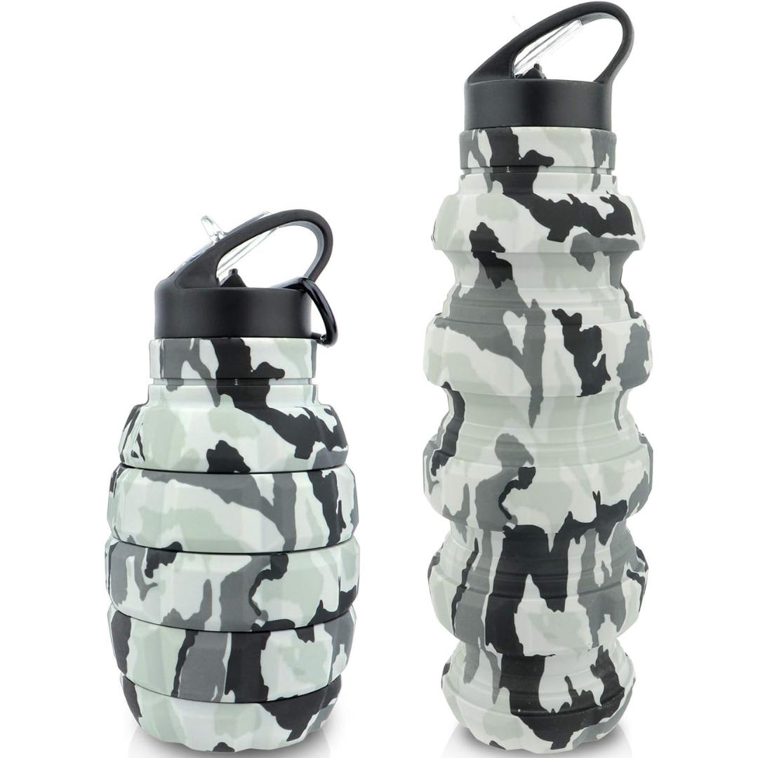 BowLift | Collapsible Travel Water Bottle - 575 ML Reusable Silicone