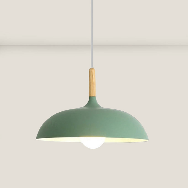 Oak wood ceiling light in Nordic design – LED wood plafond lamp | Bowlift