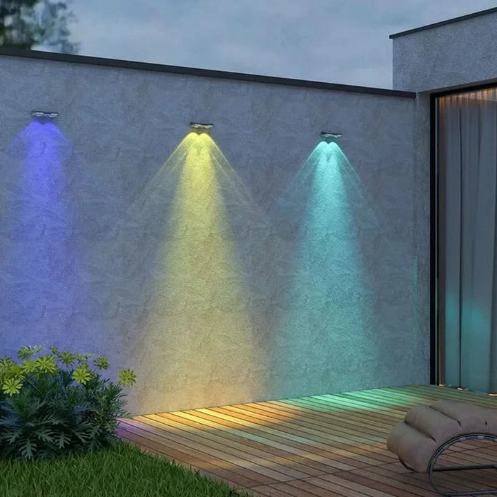 BowLift | Solar Fence Lights Outdoor Waterproof LED Wall Lamps