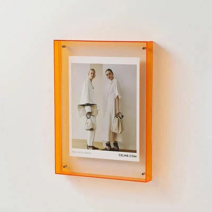 BowLift | Vibrant Acrylic Photo Frame With Colored Edges