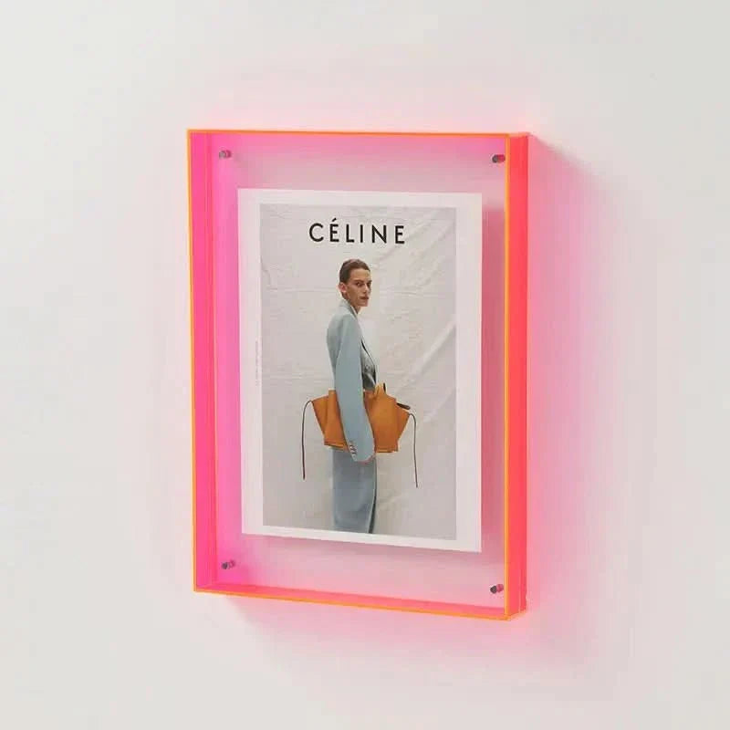 BowLift | Vibrant Acrylic Photo Frame With Colored Edges