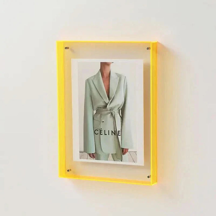 BowLift | Vibrant Acrylic Photo Frame With Colored Edges