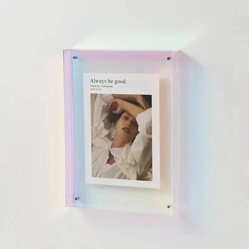 BowLift | Vibrant Acrylic Photo Frame With Colored Edges