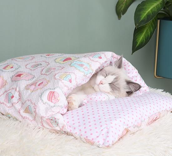 Comfortable Cat Sleeping Bag - SnugKitty Bowlift
