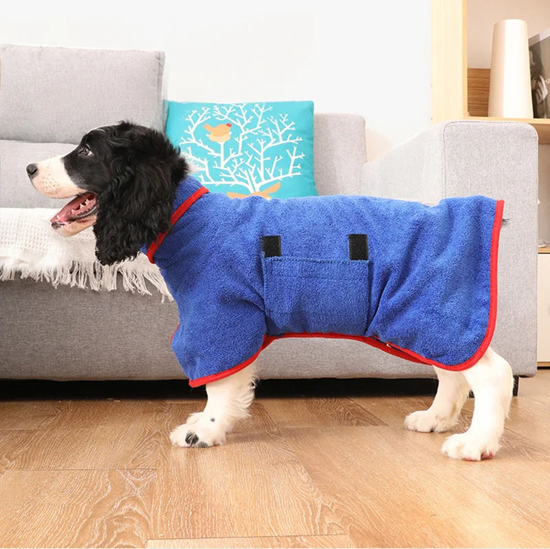 Comfortable Dog Bathrobe - Finn Bowlift