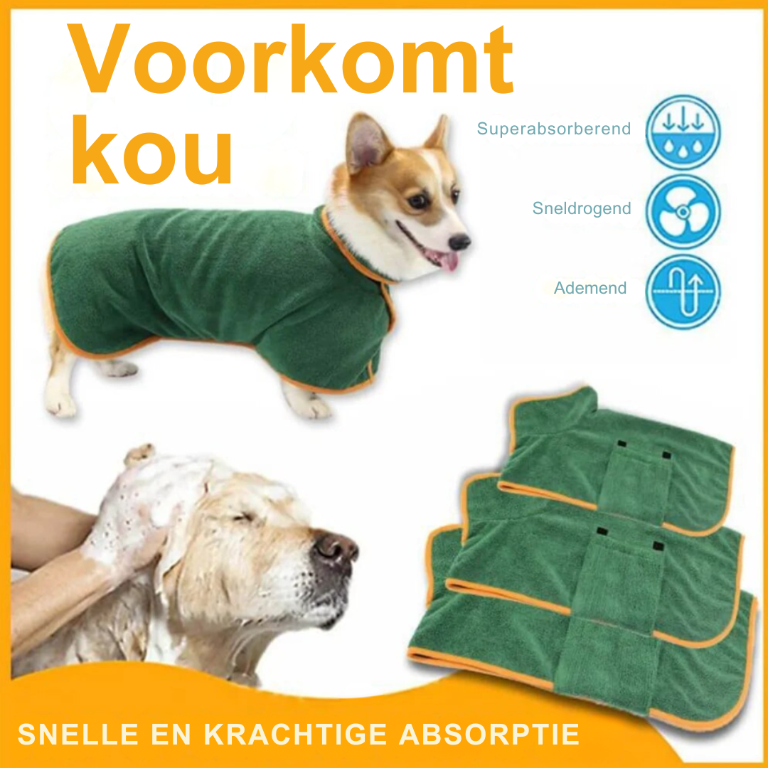 Comfortable Dog Bathrobe - Finn Bowlift