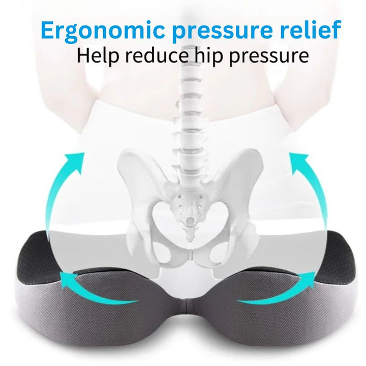 BowLift | Seat Cushion Memory Foam Ergonomic Support Pad