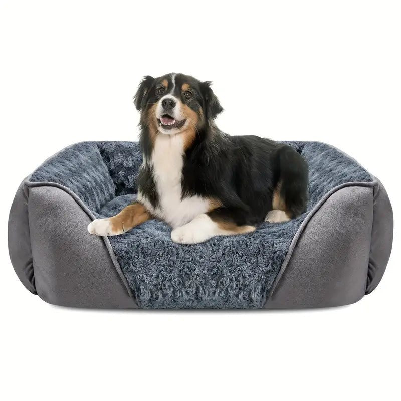 ComfortPaws • Soft & Durable Rectangle Dog Bed - Dog Bed - BowLift