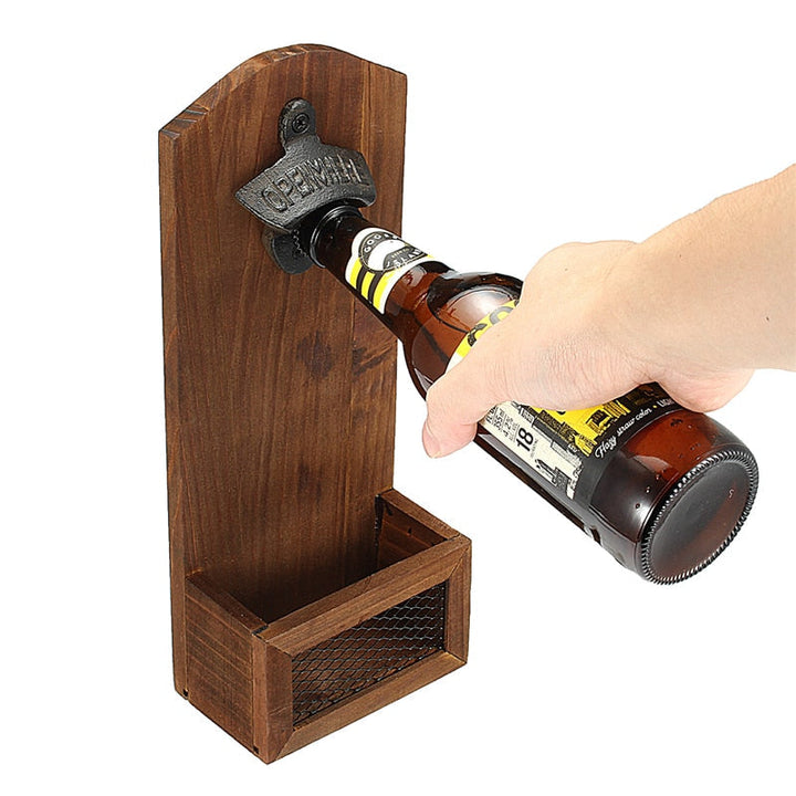 Commercial Vintage Bottle Opener Wall Mounted Bar Glass Bottle Opener | Bowlift