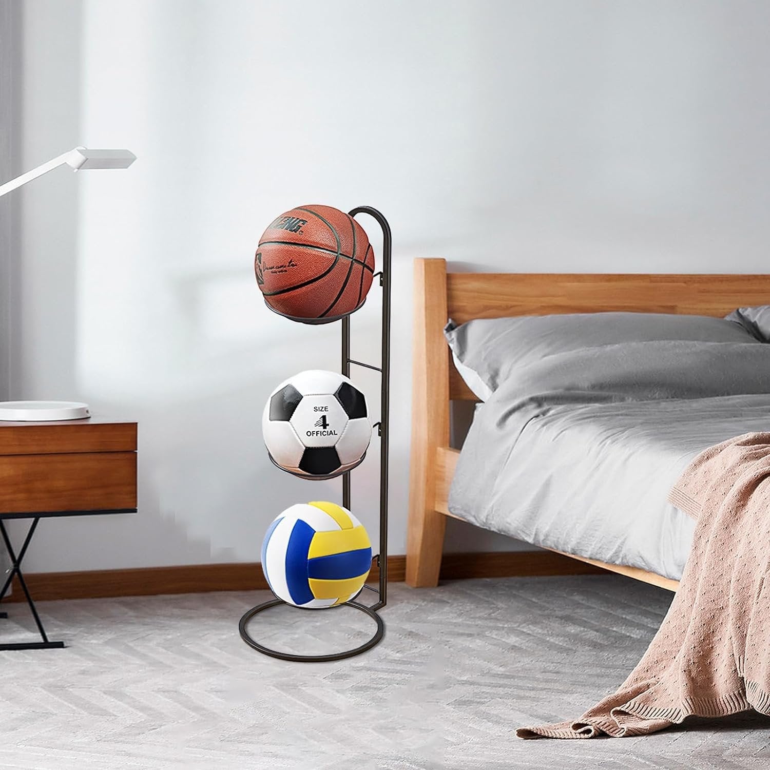 BowLift | Compact Storage Rack for Sports Balls and Accessories - BallRack Pro