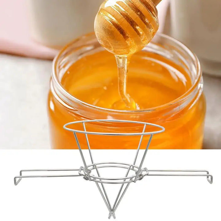 Cone Filter Stand Folding Arms Stainless Steel Reusable Strainer Rack | Bowlift