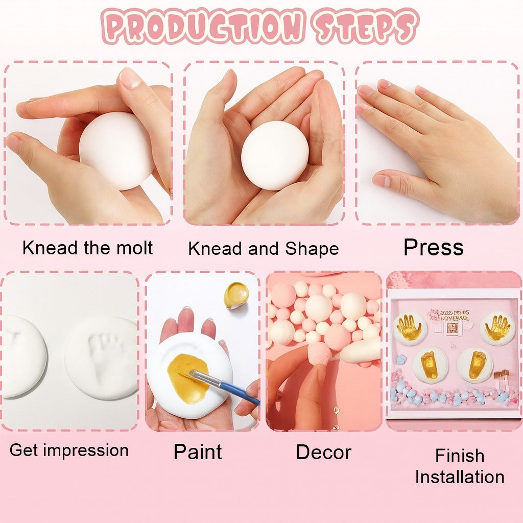 Forever Baby Story DIY Hand & Footprint Kit | Bowlift