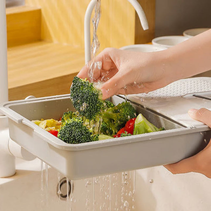 BowLift | Cutting board with grater & blade change – Incl. practical hand guard