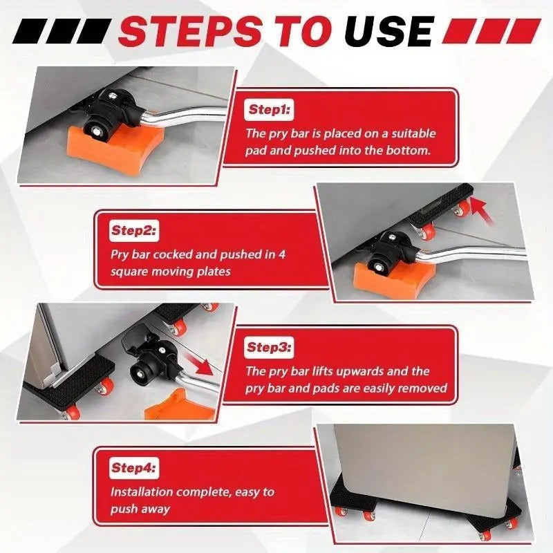 BowLift | Heavy Duty Furniture Lifter with Lever – Move Furniture Safely & Gently on the Floor