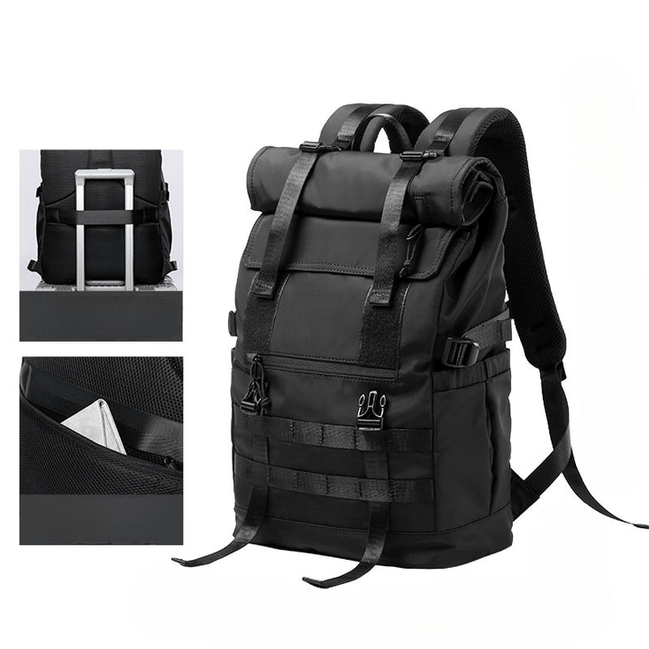 BowLift | Convertible Travel Backpack – 3-in-1 Laptop Bag (17"), Waterproof, Expandable, for Work, Travel & Everyday