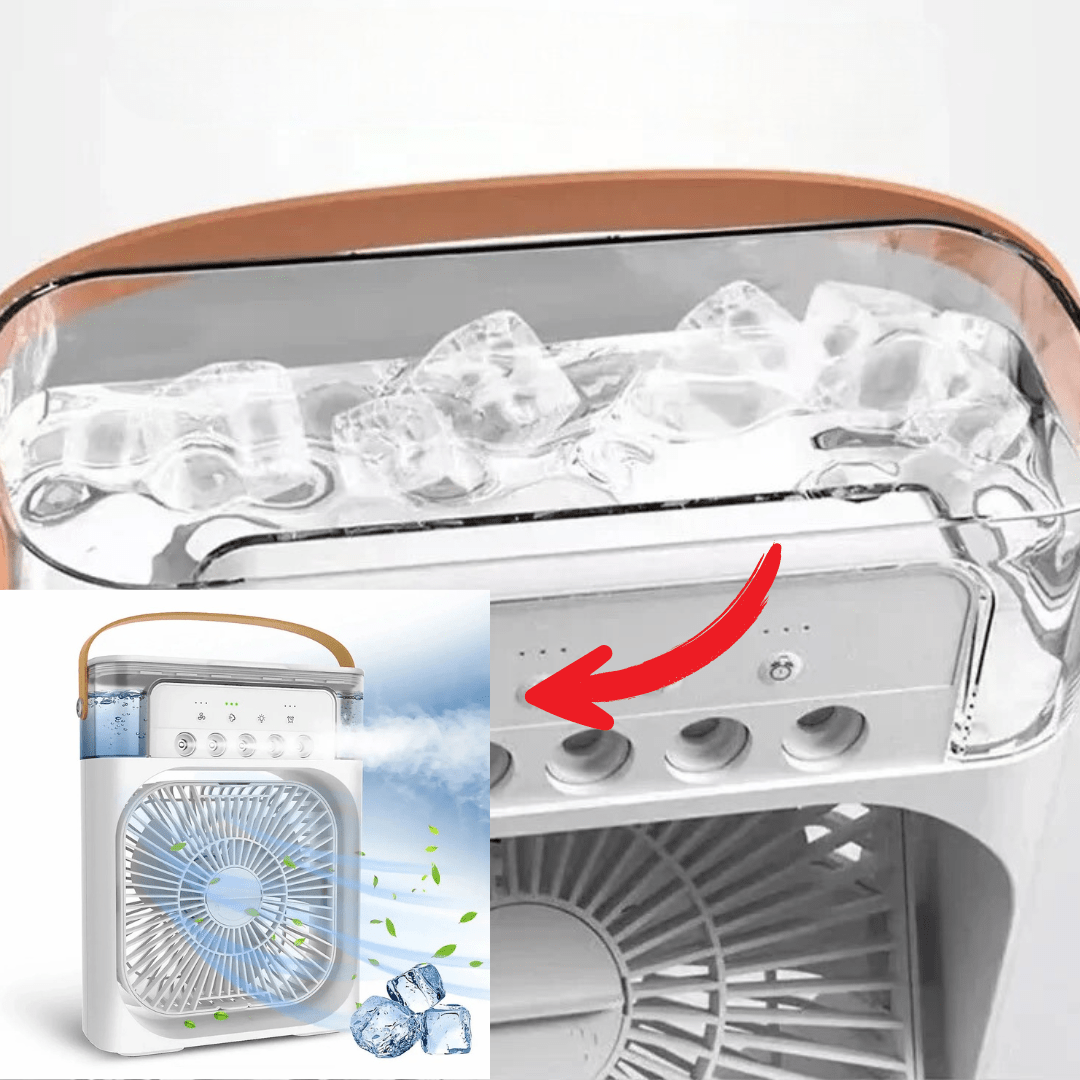 BowLift | ChillCube Compact – Desktop Evaporative Mini Cooler for Personal Spot Relief