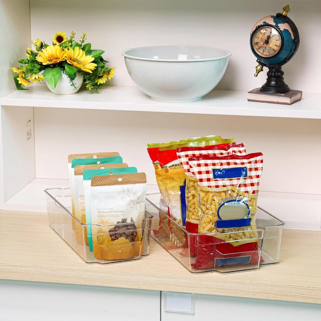 BowLift | COOLORGANIZE – Transparent Refrigerator Storage Bins for Clutter-Free Kitchen