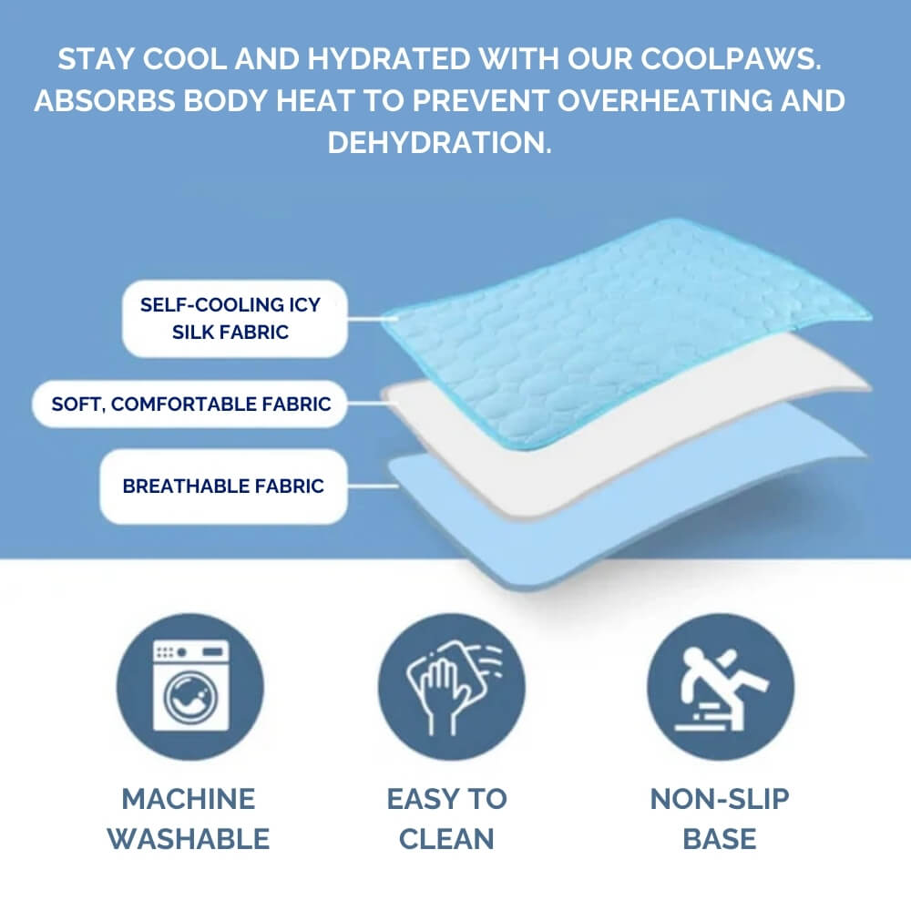 CoolPaws • Dog Cooling Mat - Dog Cooling Mat - BowLift