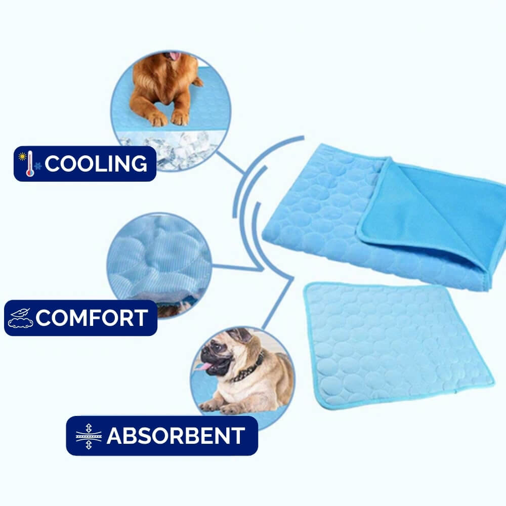 CoolPaws • Dog Cooling Mat - Dog Cooling Mat - BowLift