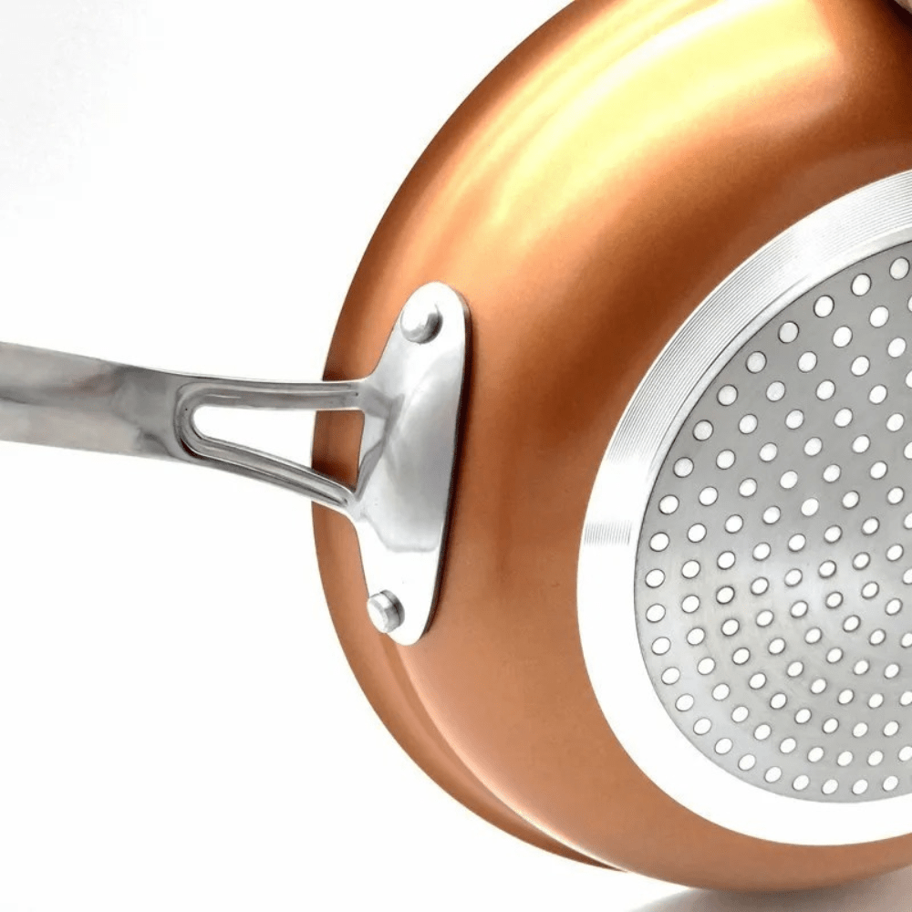 BowLift | Copper Pan – Professional Non-Stick Pan with Fast Heat Response