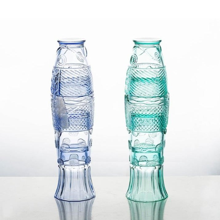 BowLift | Colored Glass Cup Set in Koi Fish Shape - Sale