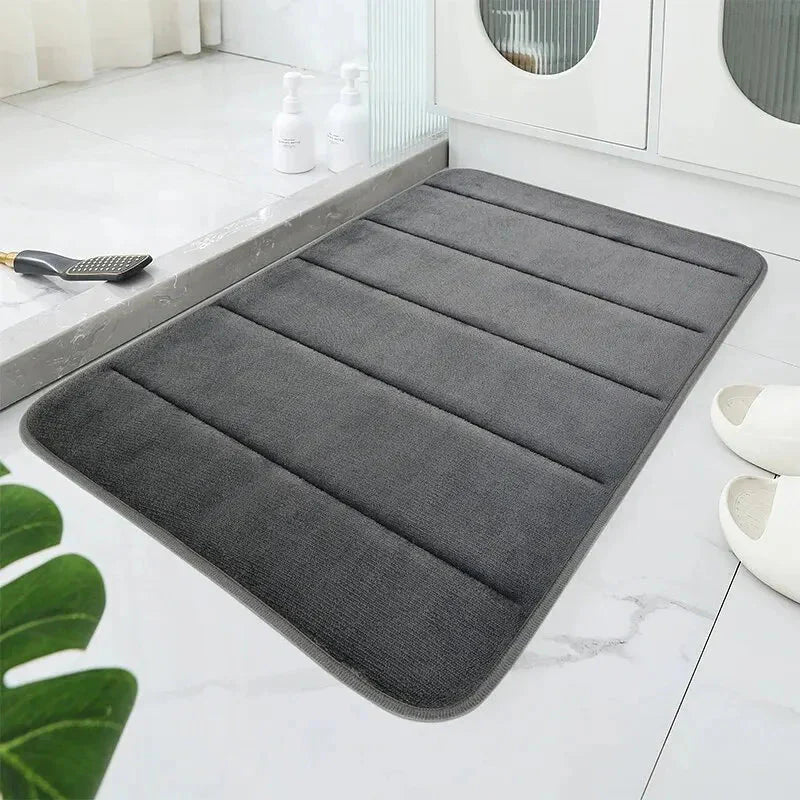 BowLift | CORAL VELVET MAT – Soft Bathroom Mat with Non-Slip Design for Comfort & Safety