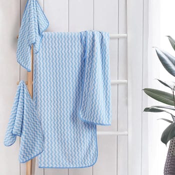 BowLift | Elysoria Coral Weave Towels | Plush, durable towels with maximum absorbency and quick-dry